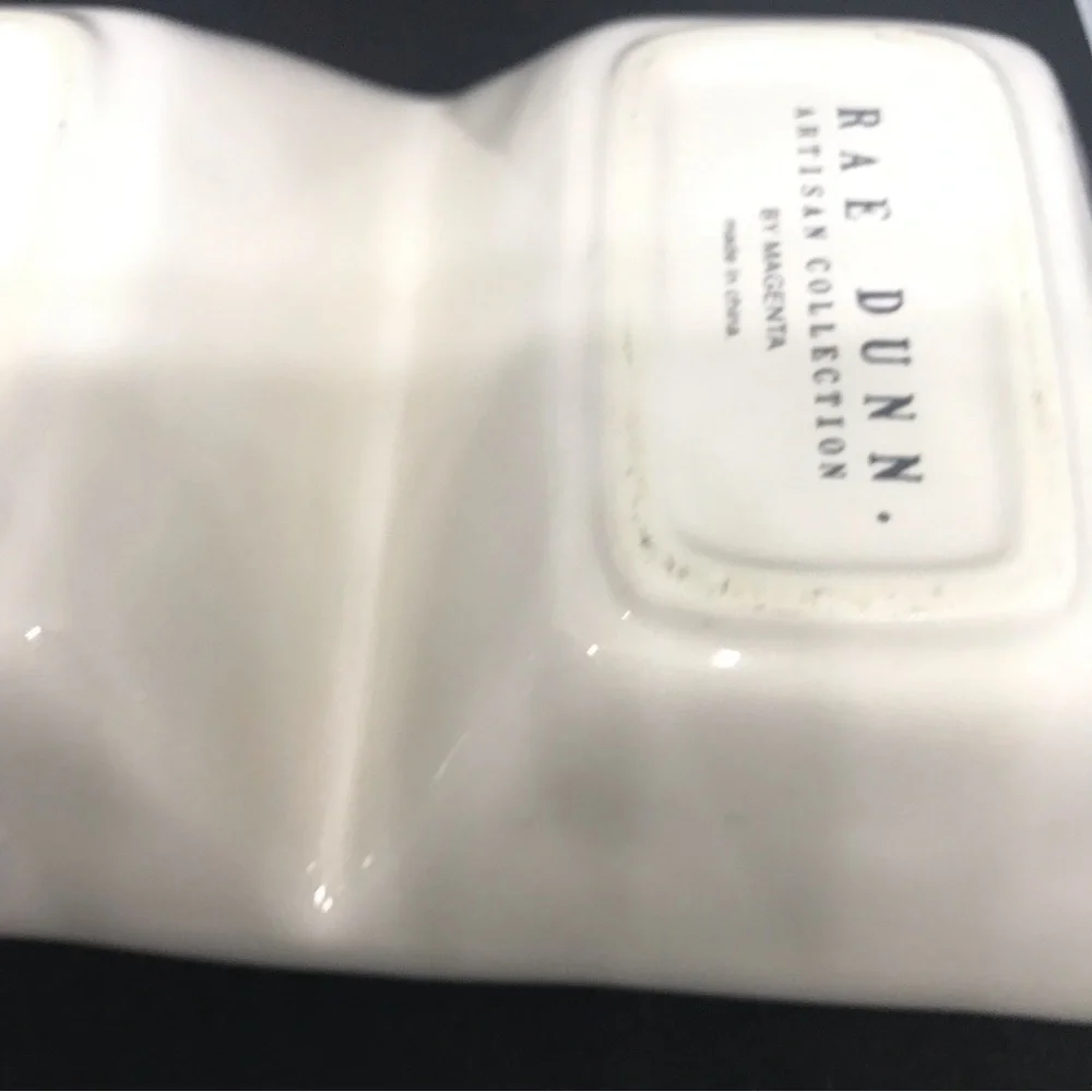 Rae Dunn You're Pretty Eyelash Art Holder Trinket Tray by Magenta USED